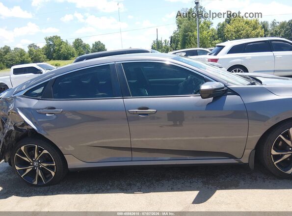 2HGFC2F8XKH578908 2019 HONDA CIVIC Серый Панорамный вид салона 360°