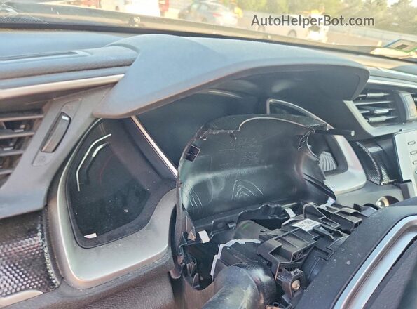 2HGFC2F8XKH595546 2019 HONDA CIVIC Gray Vista del cuadro de instrumentos