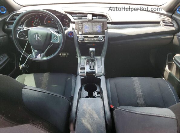 2HGFC2F8XKH603564 2019 HONDA CIVIC Blue Vista del salpicadero