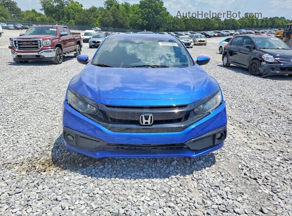 2HGFC2F8XKH603564 2019 HONDA CIVIC Blue Vista frontal