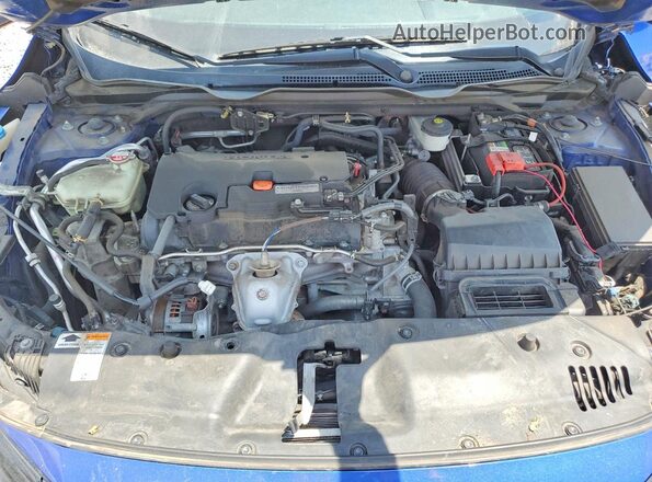 2HGFC2F8XKH603564 2019 HONDA CIVIC Blue Vista interior trasera