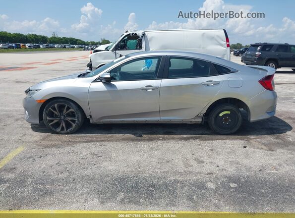 2HGFC2F8XLH526177 2020 HONDA CIVIC Silver Widok wnętrza 360 stopni