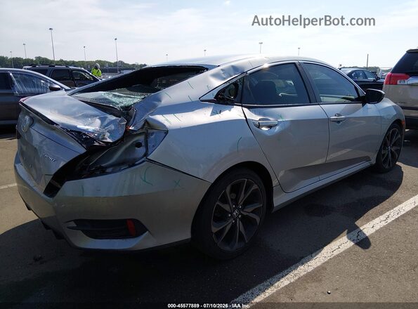 2HGFC2F8XLH530147 2020 HONDA CIVIC Silver Trasero derecho