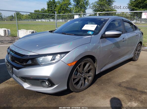 2HGFC2F8XLH530147 2020 HONDA CIVIC Silver Vista tres cuartos delantera izquierda