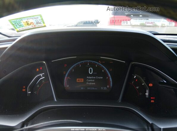 2HGFC2F8XLH530147 2020 HONDA CIVIC Silver Vista de los asientos traseros