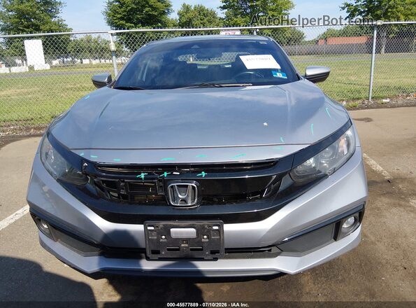 2HGFC2F8XLH530147 2020 HONDA CIVIC Silver Vista del cuadro de instrumentos
