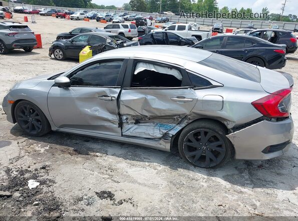 2HGFC2F8XLH538832 2020 HONDA CIVIC Серебряный Вид спереди