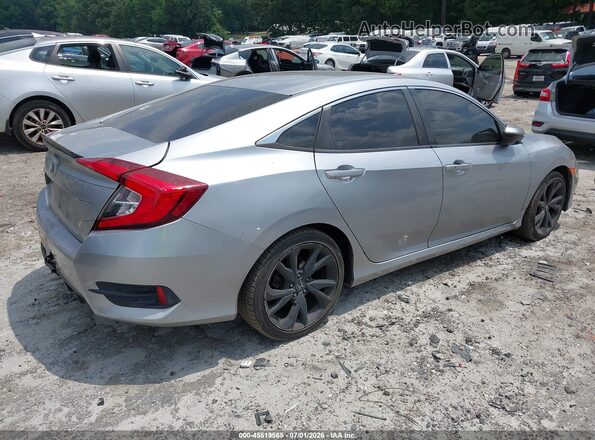 2HGFC2F8XLH538832 2020 HONDA CIVIC Серебряный Задняя правая четверть