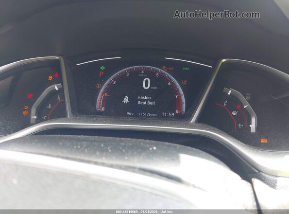 2HGFC2F8XLH538832 2020 HONDA CIVIC Серебряный Вид задних сидений