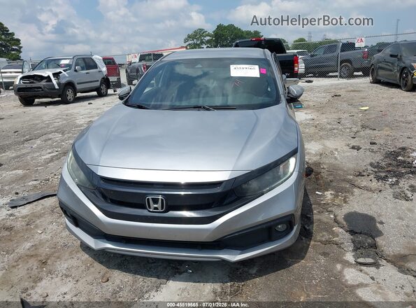 2HGFC2F8XLH538832 2020 HONDA CIVIC Серебряный Вид щитка приборов