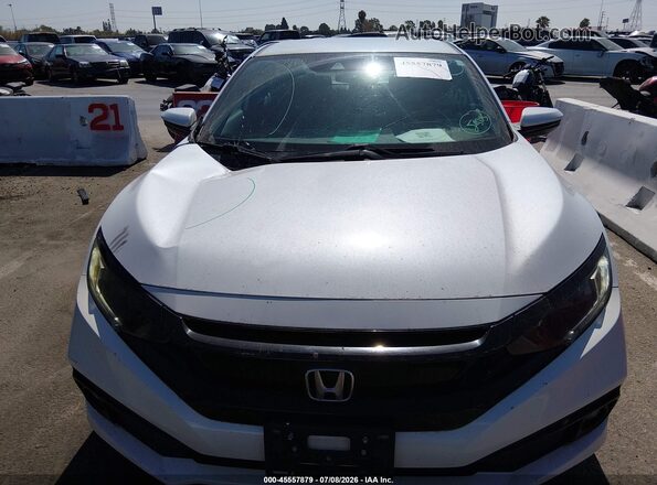 2HGFC2F8XLH572429 2020 HONDA CIVIC Белый Вид щитка приборов