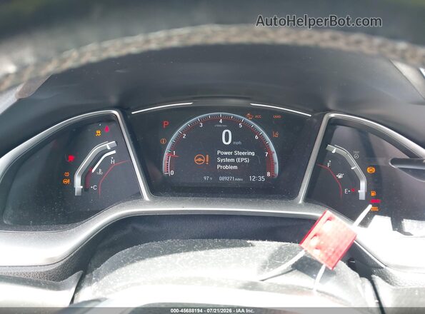 2HGFC2F8XMH516749 2021 HONDA CIVIC Black Հետևի նստատեղերի տեսք