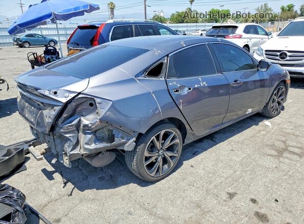 2HGFC2F8XMH518288 2021 HONDA CIVIC Charcoal Հետևի աջ