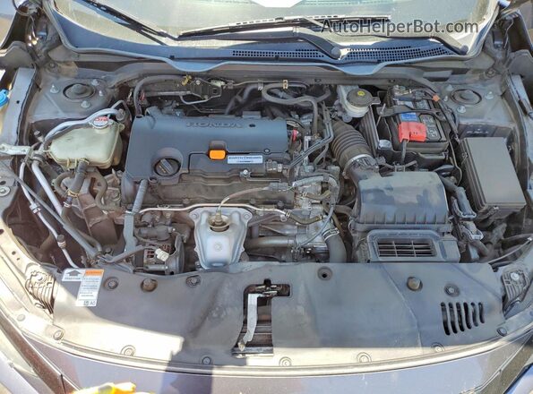 2HGFC2F8XMH518288 2021 HONDA CIVIC Charcoal Սալոնի հետևի տեսք
