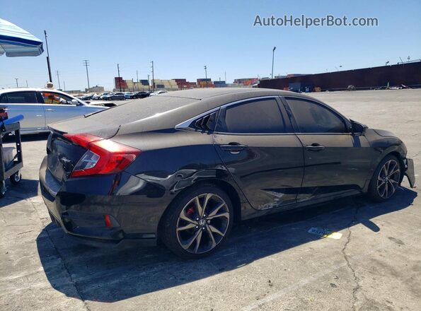 2HGFC2F8XMH529498 2021 HONDA CIVIC Black Trasero derecho