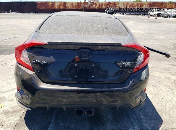 2HGFC2F8XMH529498 2021 HONDA CIVIC Black Vista trasera