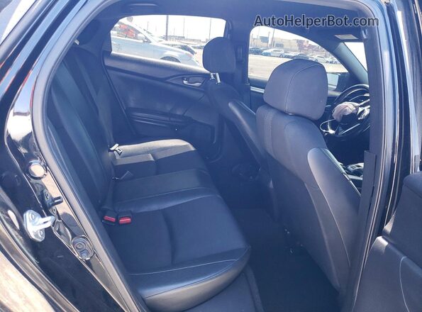 2HGFC2F8XMH529498 2021 HONDA CIVIC Black Vista de los asientos traseros