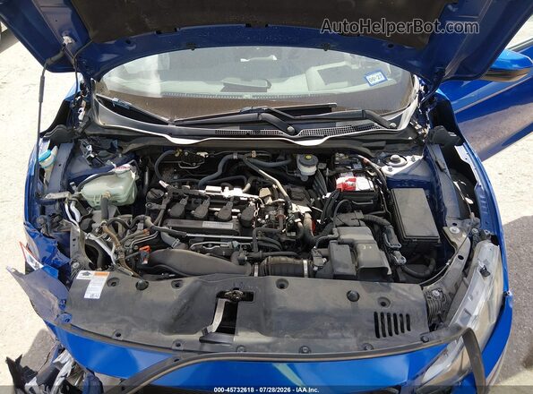 2HGFC3A31HH362715 2017 HONDA CIVIC Blue უკანა ხედი