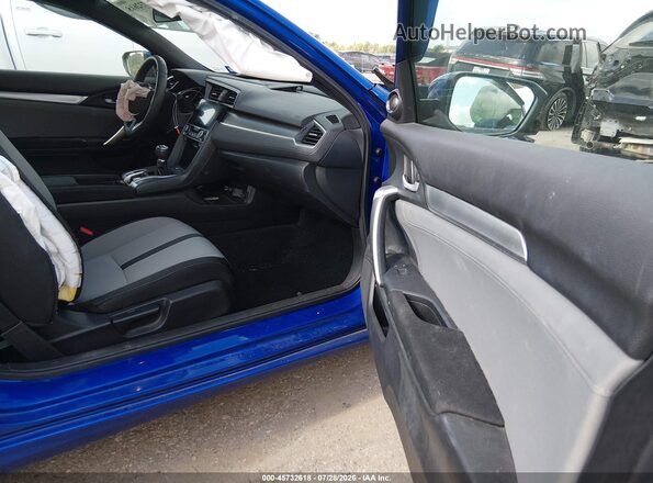 2HGFC3A31HH362715 2017 HONDA CIVIC Blue წინა სალონის ხედი