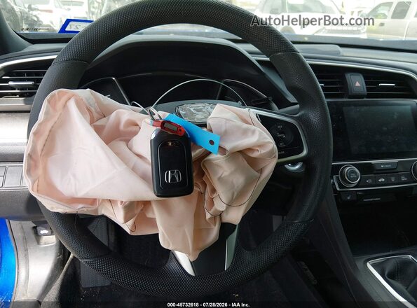 2HGFC3A31HH362715 2017 HONDA CIVIC Blue წინა პანელის ხედი
