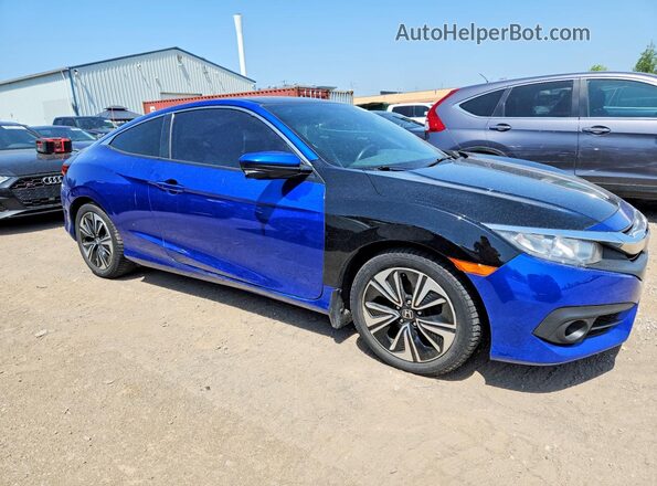 2HGFC3A31HH452107 2017 HONDA CIVIC Blue წინა მარჯვენა