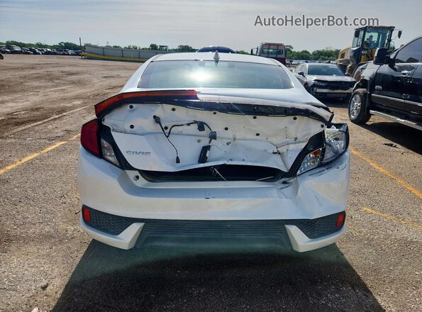 2HGFC3A36JH354891 2018 HONDA CIVIC White Հետևի տեսք