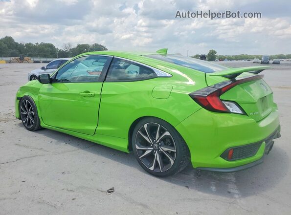 2HGFC3A50HH753775 2017 HONDA CIVIC Зеленый Задняя левая четверть