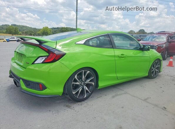 2HGFC3A50HH753775 2017 HONDA CIVIC Зеленый Задняя правая четверть