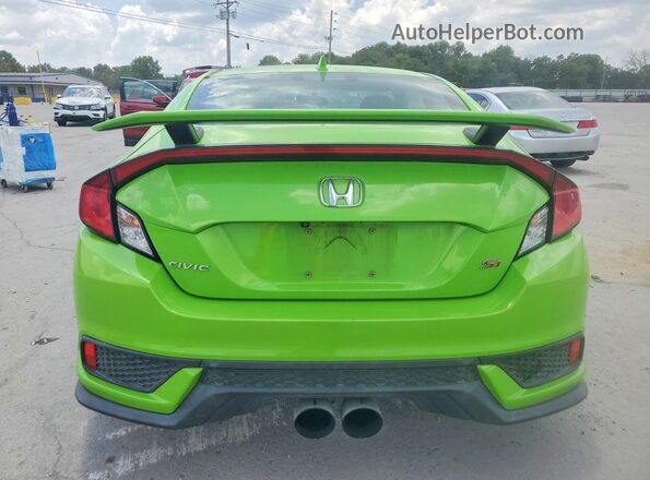 2HGFC3A50HH753775 2017 HONDA CIVIC Зеленый Вид сзади