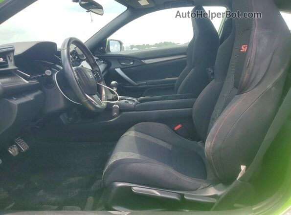 2HGFC3A50HH753775 2017 HONDA CIVIC Зеленый Вид салона спереди