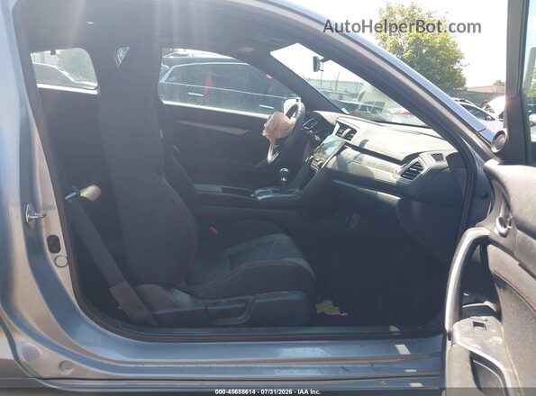 2HGFC3A51JH753855 2018 HONDA CIVIC Серебряный Вид салона спереди