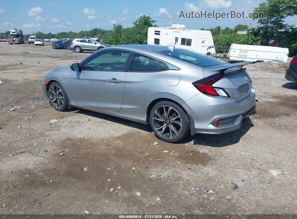 2HGFC3A51JH753855 2018 HONDA CIVIC Серебряный Задняя левая четверть