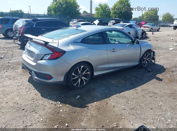 2HGFC3A51JH753855 2018 HONDA CIVIC Серебряный Задняя правая четверть