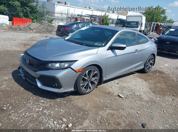 2HGFC3A51JH753855 2018 HONDA CIVIC Серебряный Передняя левая четверть