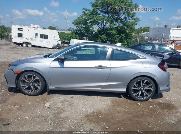 2HGFC3A51JH753855 2018 HONDA CIVIC Серебряный Вид задней части салона