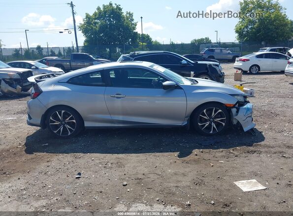 2HGFC3A51JH753855 2018 HONDA CIVIC Серебряный Вид щитка приборов