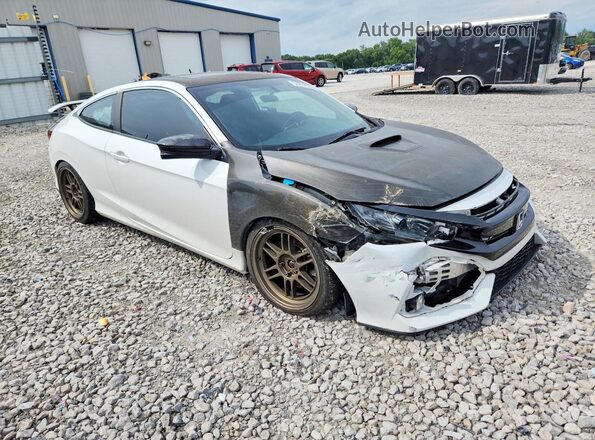 2HGFC3A51KH751363 2019 HONDA CIVIC White Front right