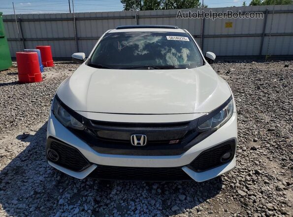 2HGFC3A52KH751873 2019 HONDA CIVIC White Widok z przodu