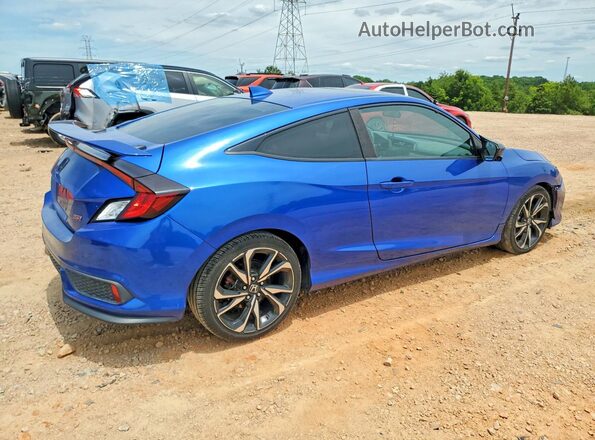 2HGFC3A53JH753565 2018 HONDA CIVIC Blue Tył prawy