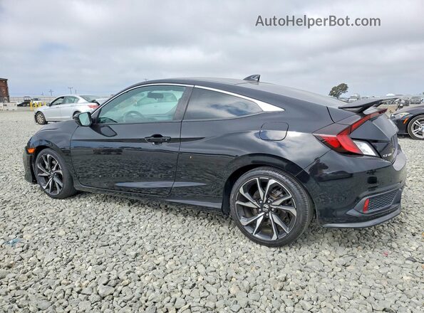 2HGFC3A53KH751137 2019 HONDA CIVIC Black Rear left