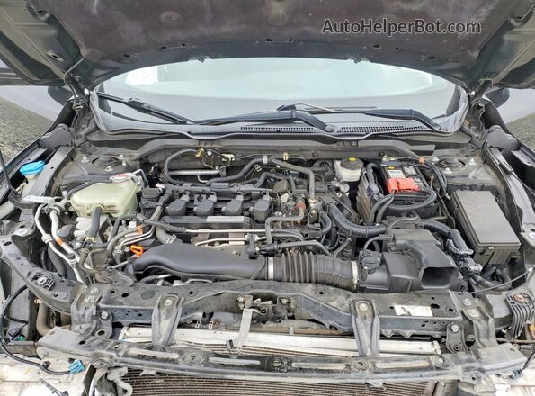 2HGFC3A53KH751137 2019 HONDA CIVIC Black Rear interior view
