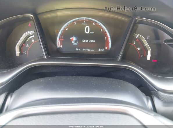 2HGFC3A54HH751396 2017 HONDA CIVIC Blue Հետևի նստատեղերի տեսք