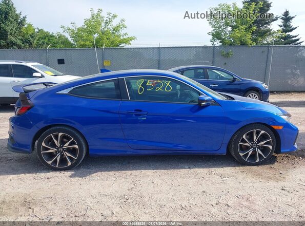 2HGFC3A54HH751396 2017 HONDA CIVIC Blue Սալոնի հետևի տեսք