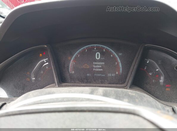 2HGFC3A54HH752113 2017 HONDA CIVIC Black Vista de los asientos traseros