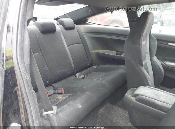 2HGFC3A54HH752113 2017 HONDA CIVIC Black Vista de la etiqueta del VIN