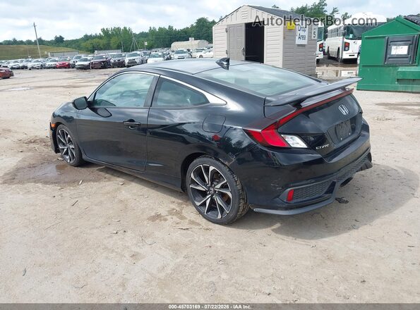 2HGFC3A54HH752113 2017 HONDA CIVIC Black Trasero izquierdo