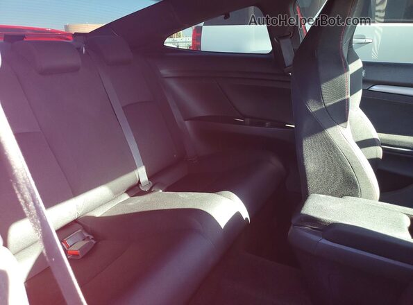 2HGFC3A54HH753018 2017 HONDA CIVIC Red Widok tylnych siedzeń