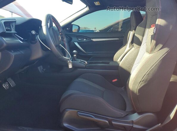 2HGFC3A54HH753018 2017 HONDA CIVIC Red Widok wnętrza z przodu