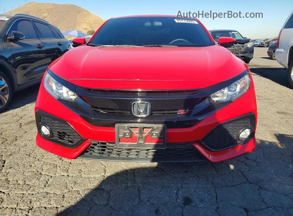 2HGFC3A54HH753018 2017 HONDA CIVIC Red Widok z przodu
