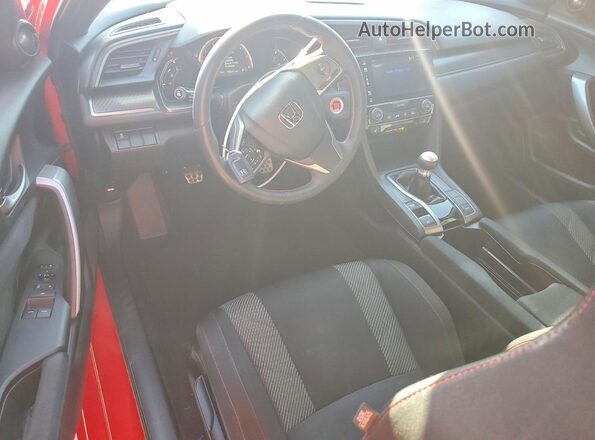 2HGFC3A54HH753018 2017 HONDA CIVIC Red Widok deski rozdzielczej